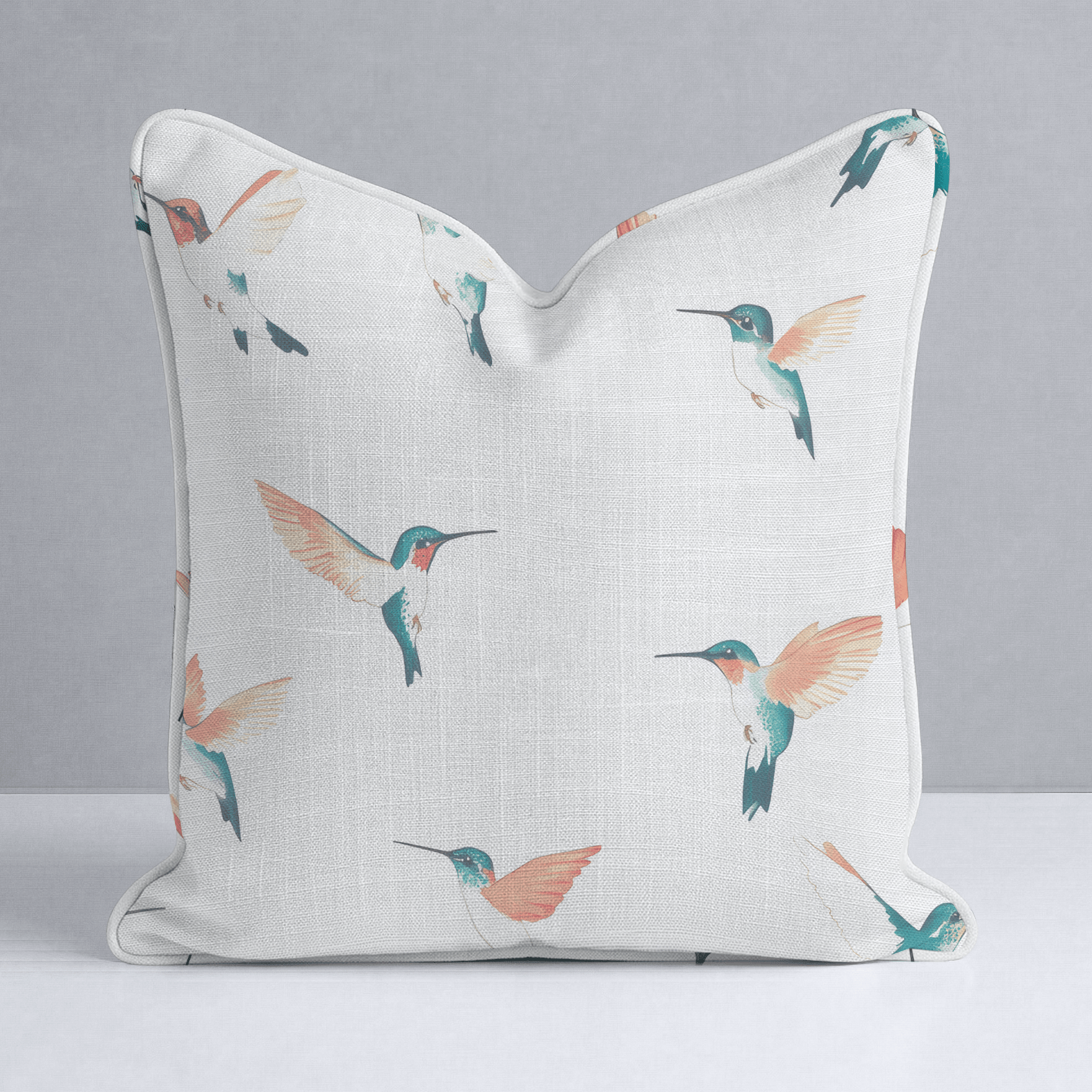 Hummingbirds Throw Pillow - Lemon Park