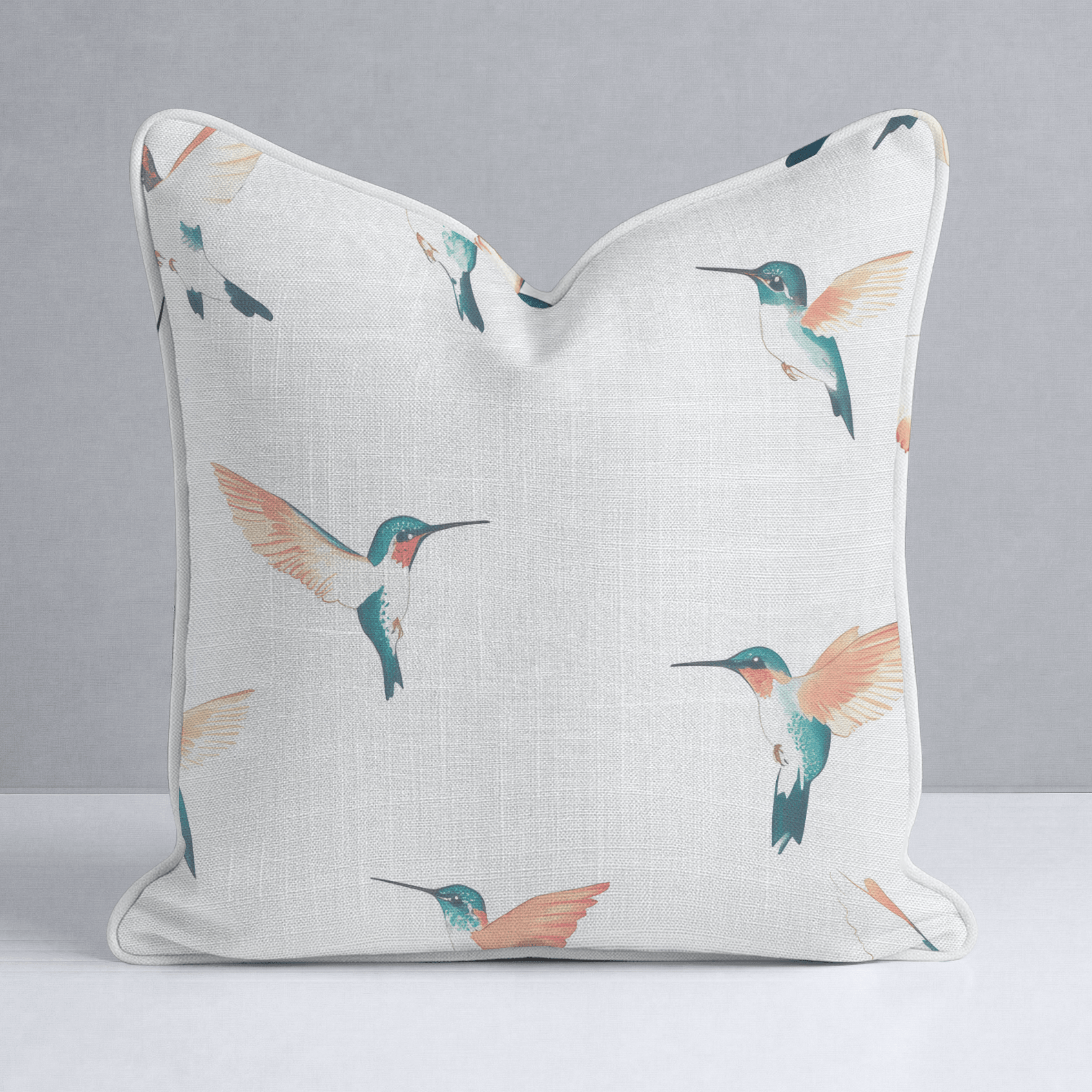 Hummingbirds Throw Pillow - Lemon Park