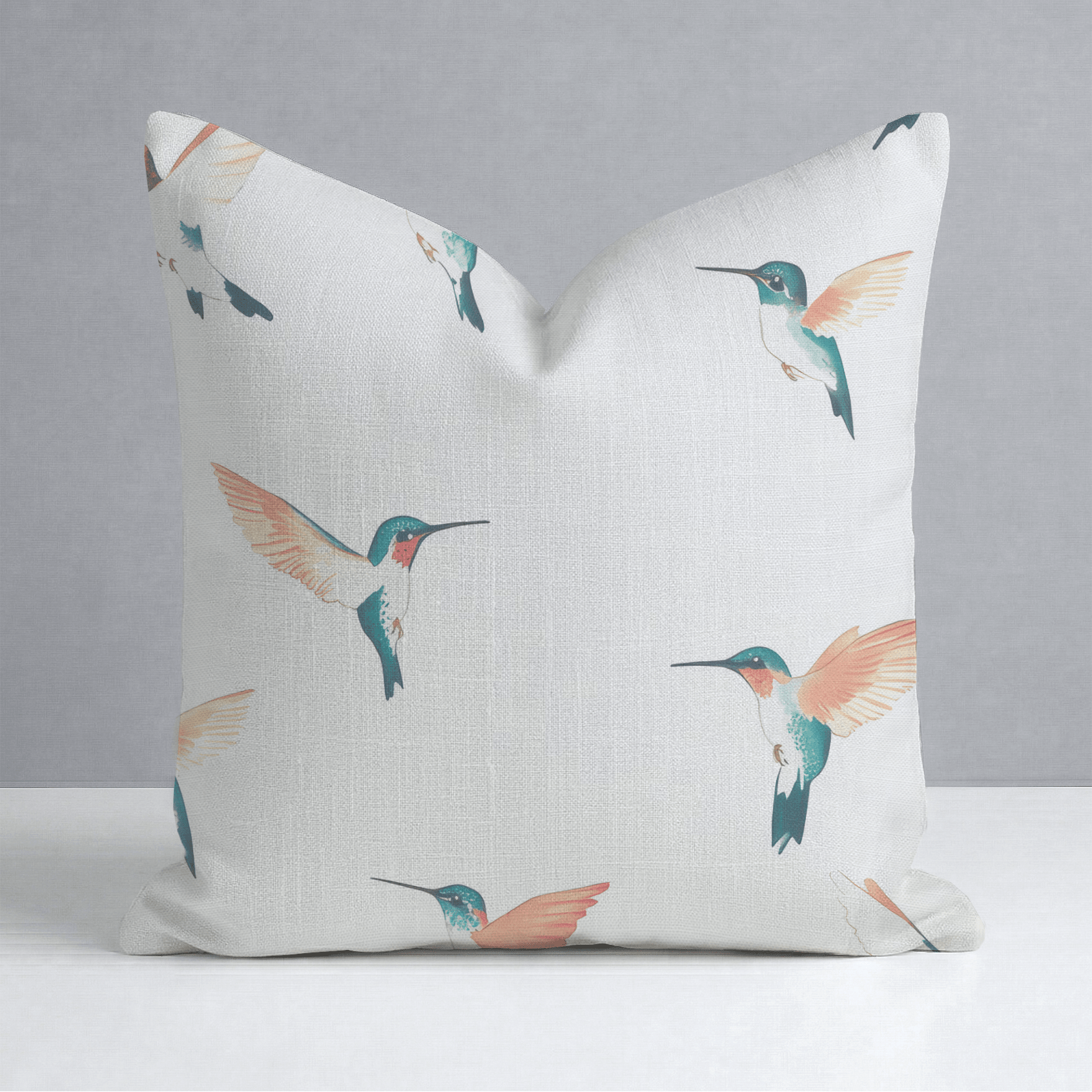Hummingbirds Throw Pillow - Lemon Park