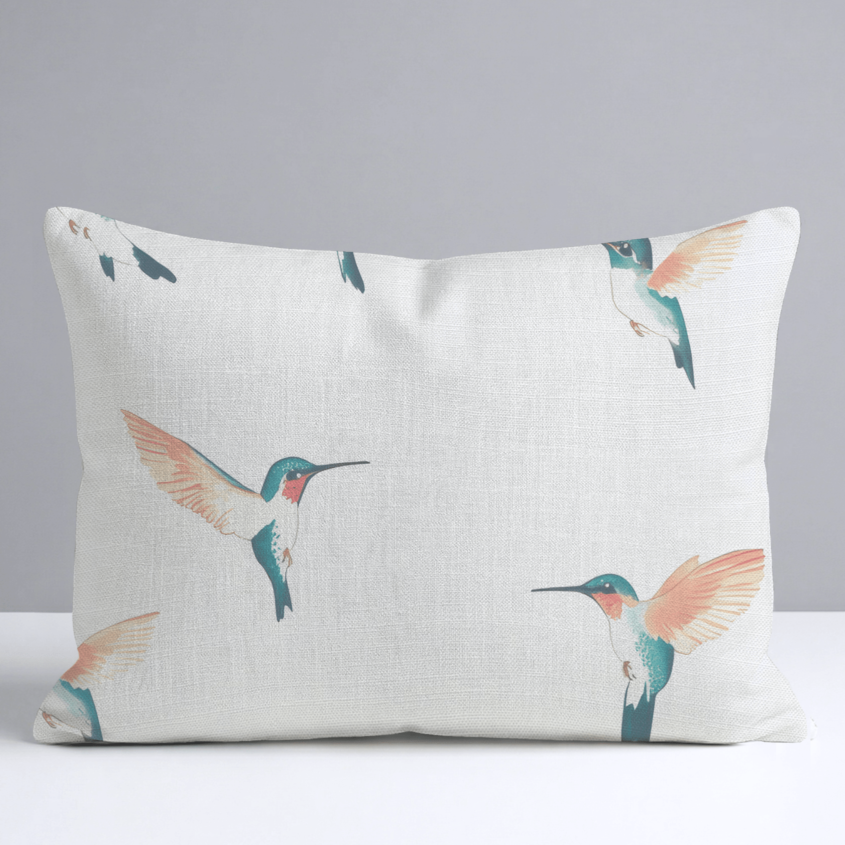 Hummingbirds Throw Pillow - Lemon Park
