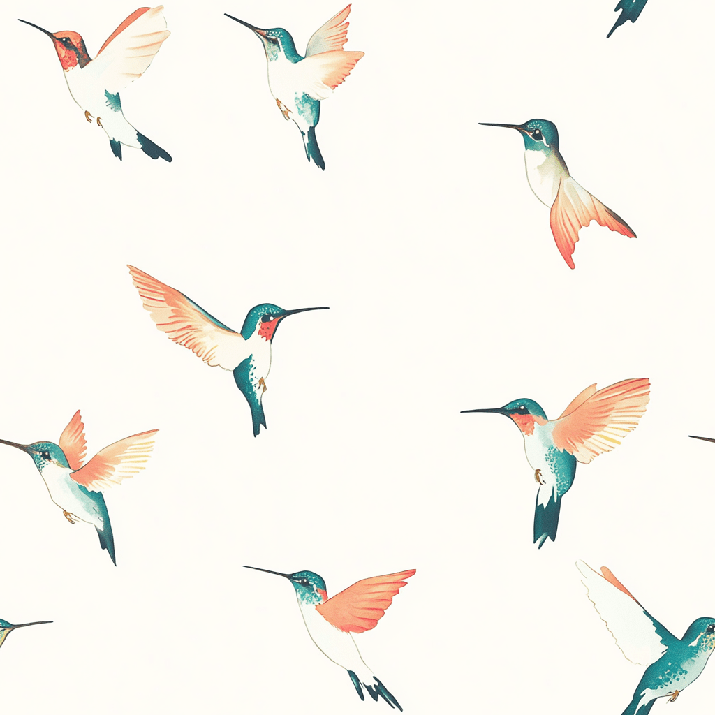 Hummingbirds Wallpaper - Lemon Park