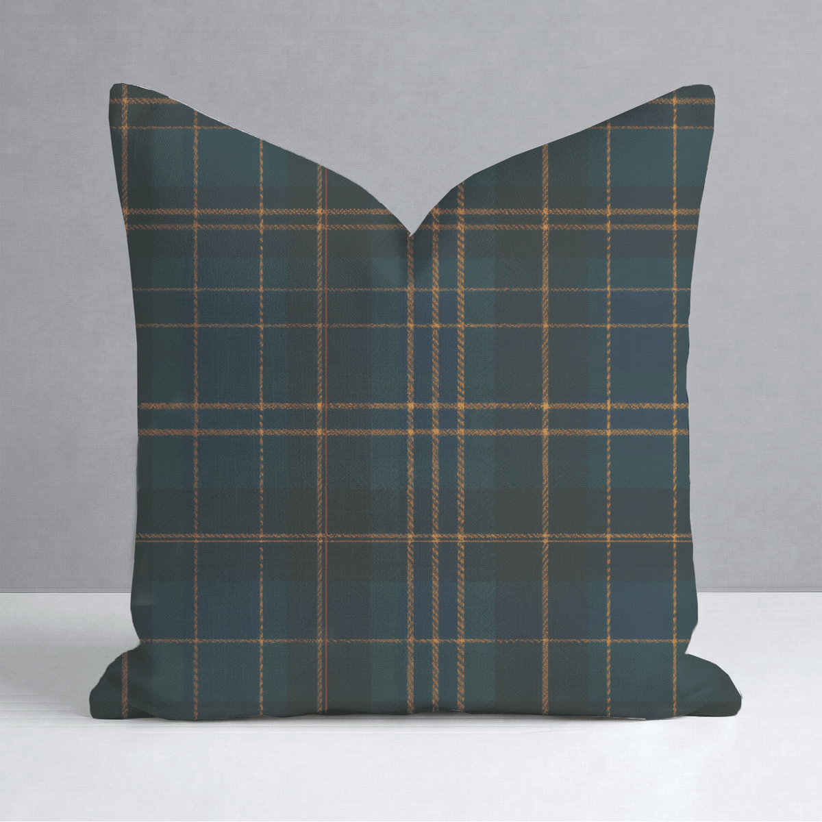 Hunting Lodge Tartan Throw Pillow - Lemon Park