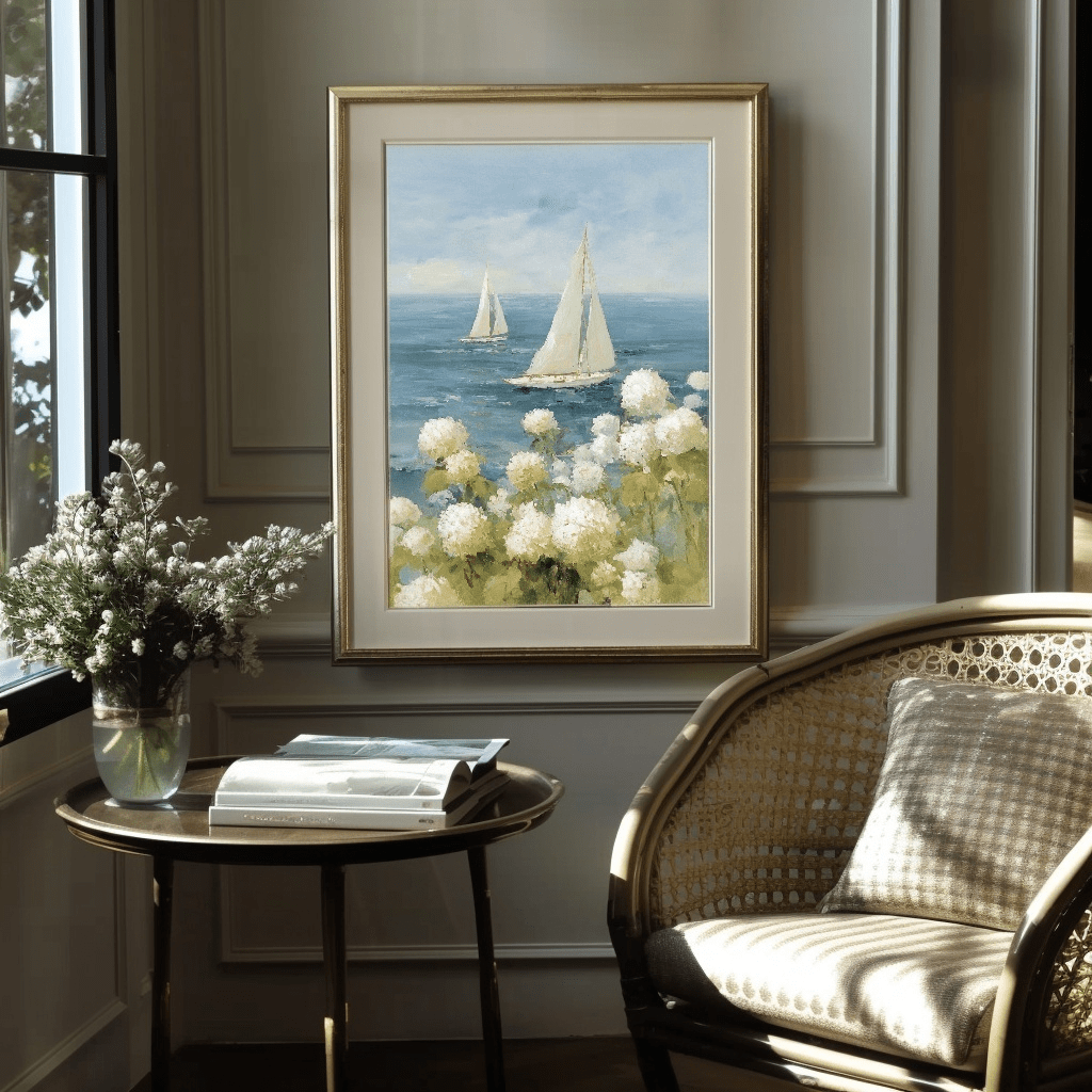 Hydrangea Harbor - Art Print - Lemon Park