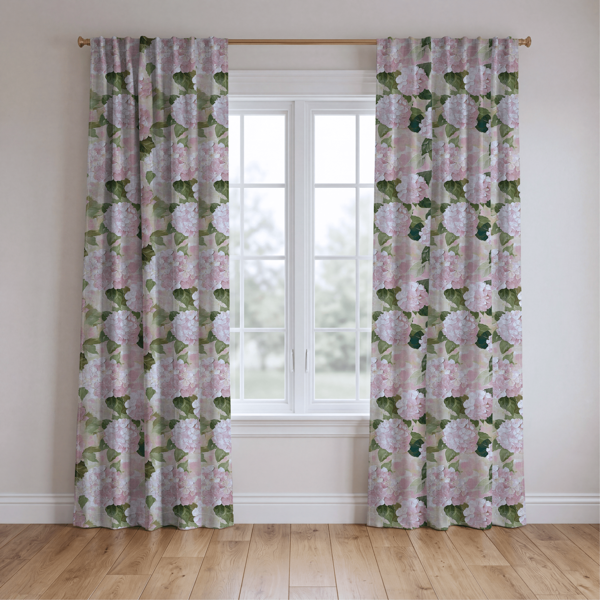 Hydrangea Haven - Drapery - Lemon Park