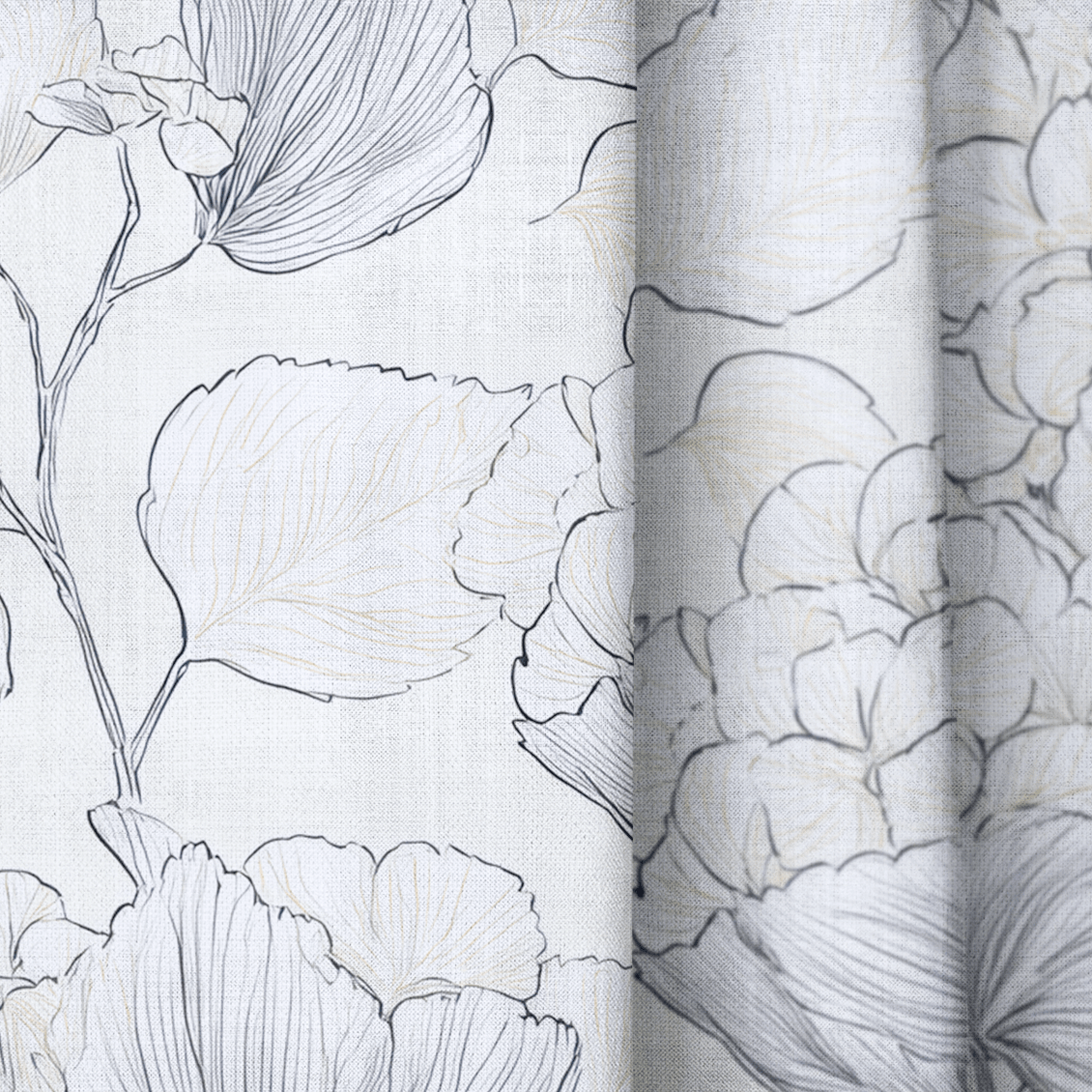 Hydrangea Lining - Drapery - Lemon Park