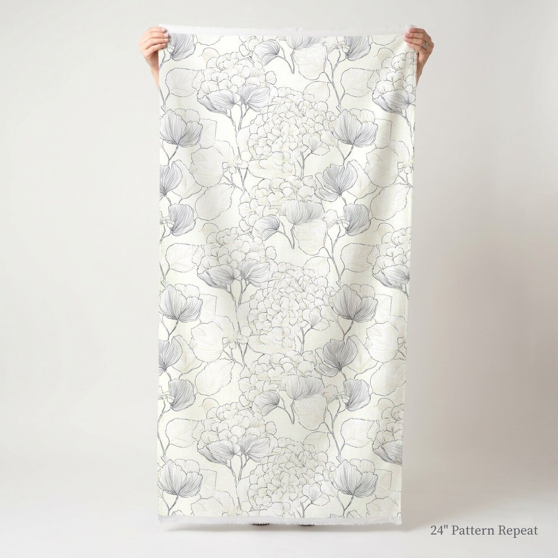 Hydrangea Lining - Fabric - Lemon Park