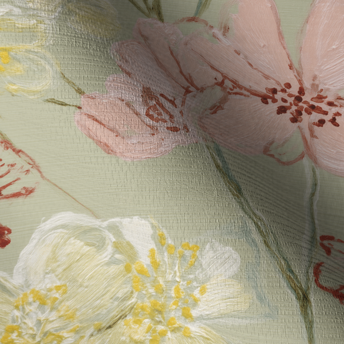 Imogen Faux Grasscloth Wallpaper