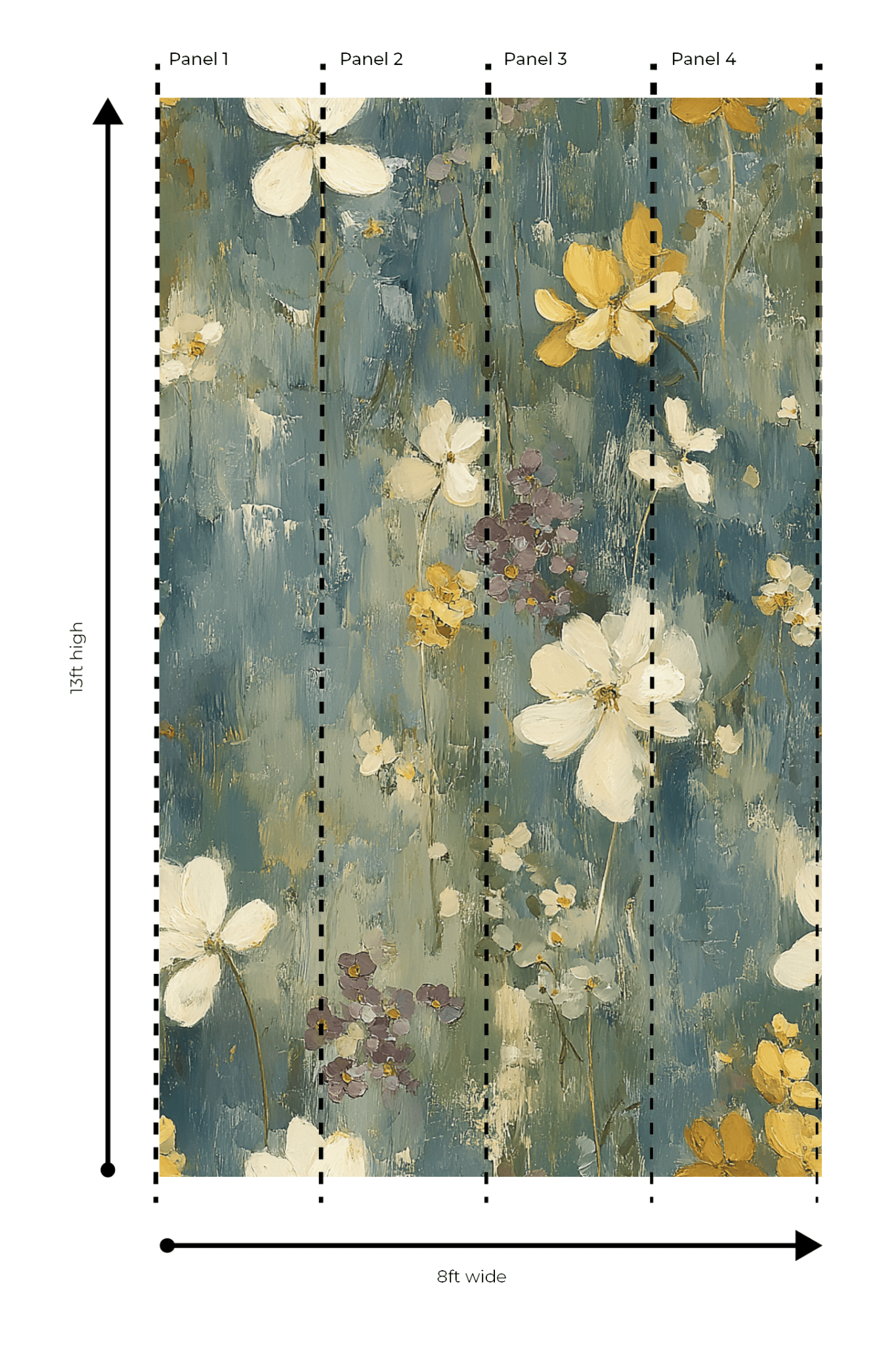 In Bloom - Wall Mural - Lemon Park