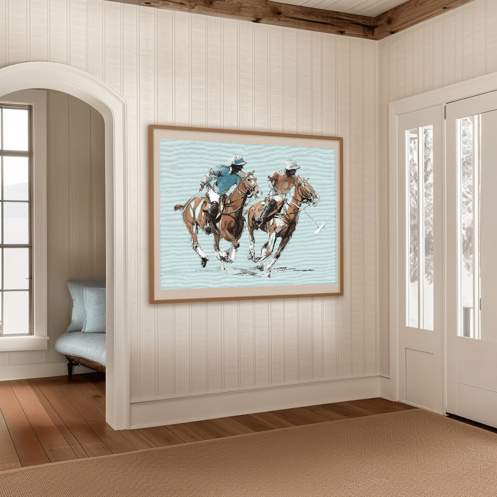 In Stride (Blue) - Art Print - Lemon Park
