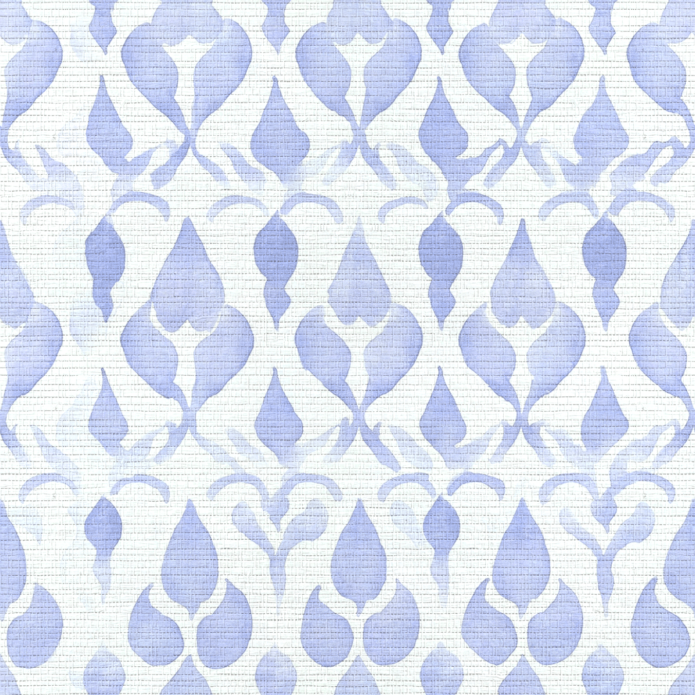 Indigo Faux Grasscloth Wallpaper - Lemon Park