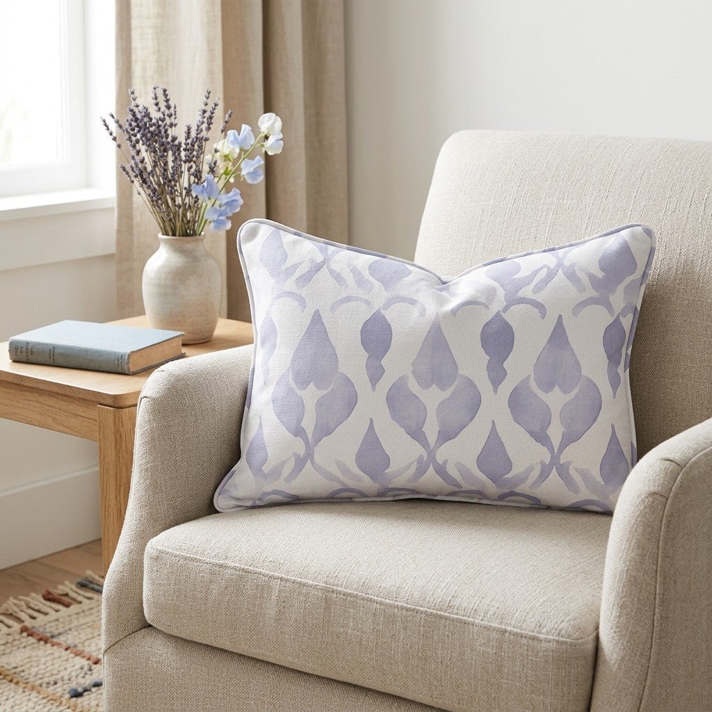 Indigo Throw Pillow - Lemon Park