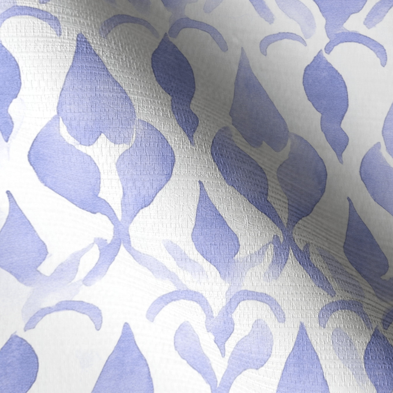 Indigo Faux Grasscloth Wallpaper