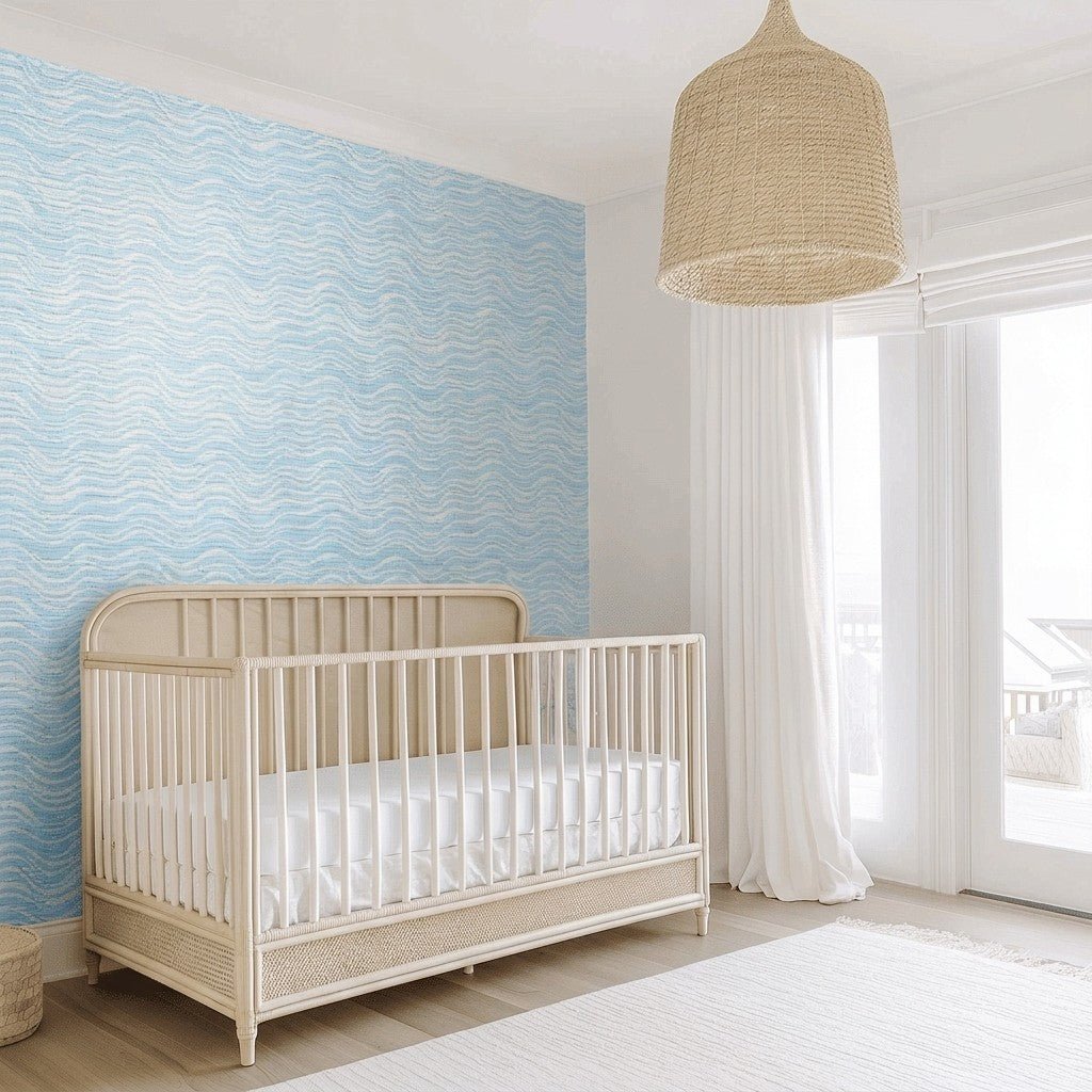 Ingrid Faux Grasscloth Wallpaper - Lemon Park