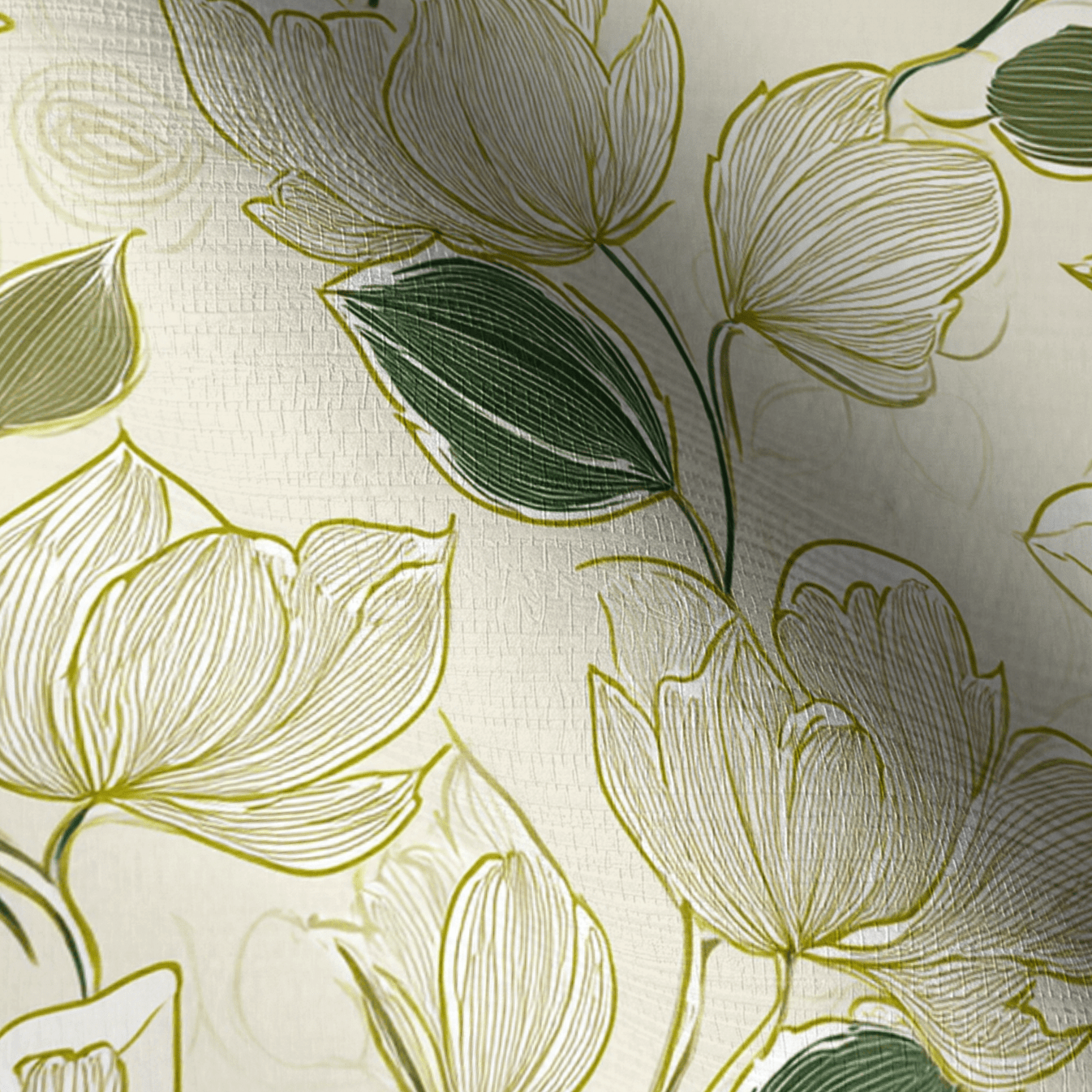 Ireland Faux Grasscloth Wallpaper - Lemon Park