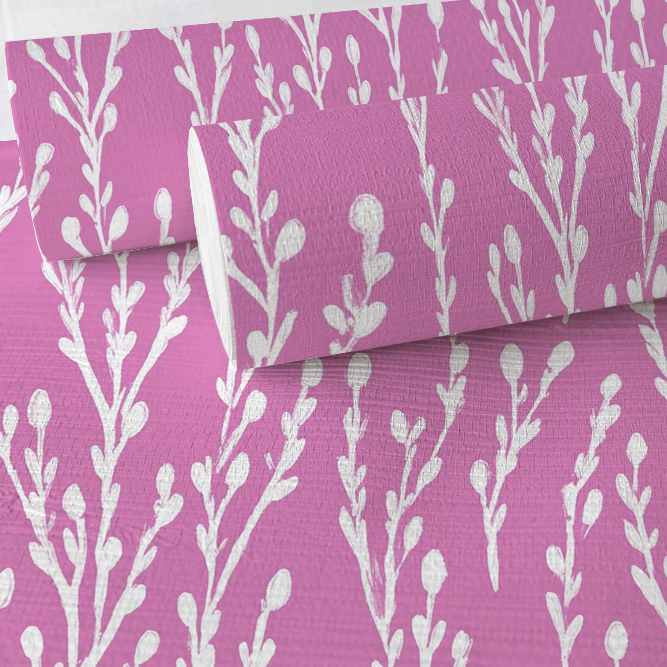 Iris Faux Grasscloth Wallpaper - Lemon Park