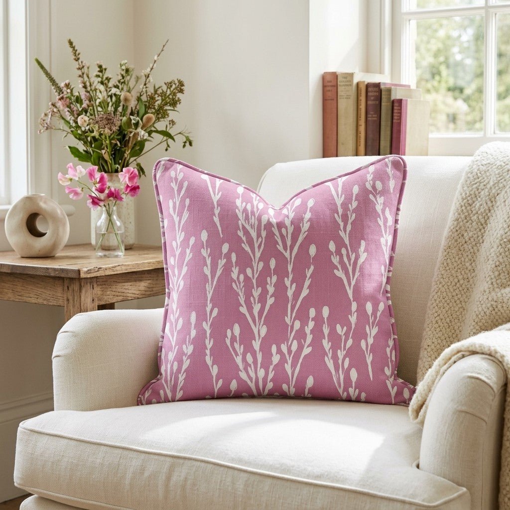 Iris Throw Pillow - Lemon Park