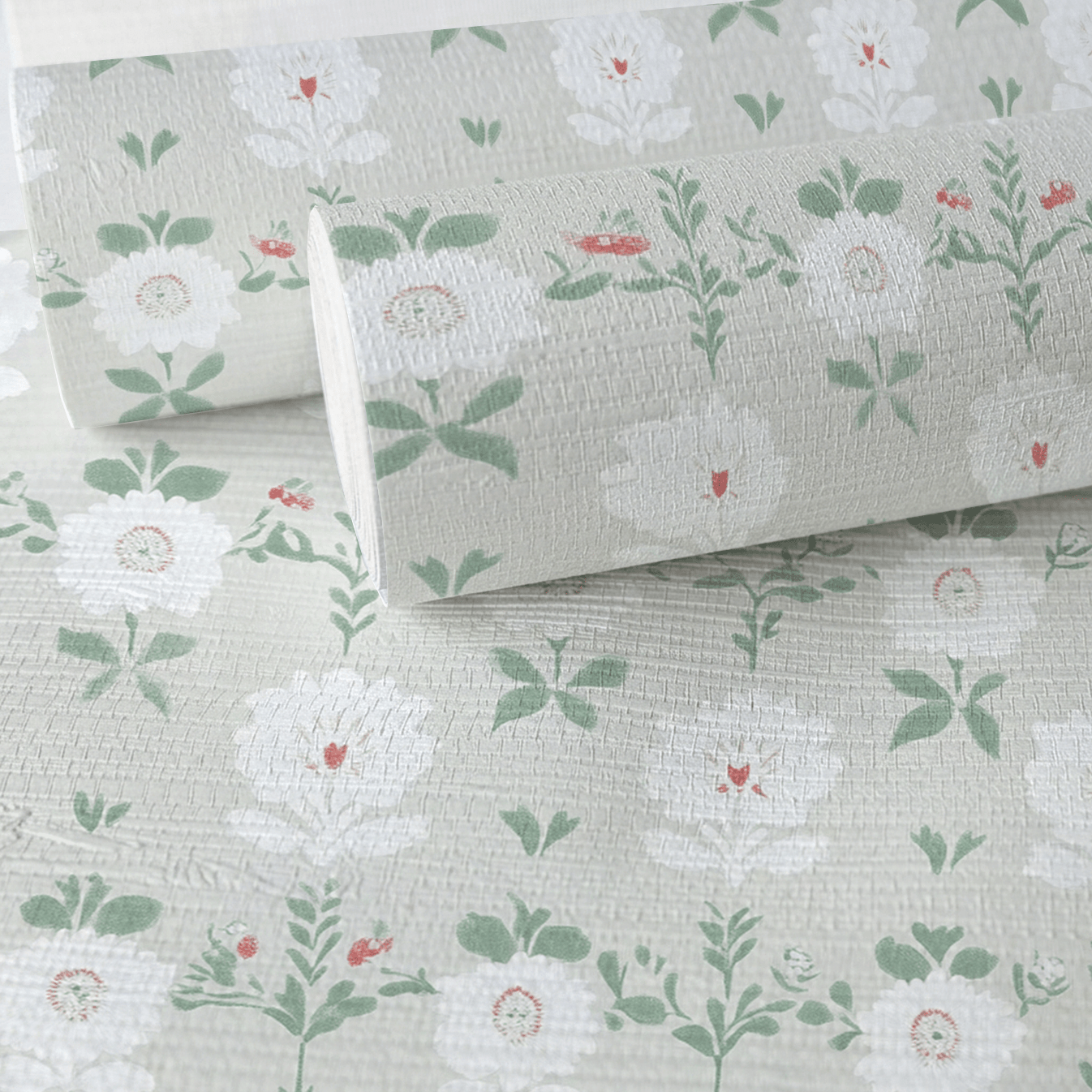 Isabel Faux Grasscloth Wallpaper - Lemon Park