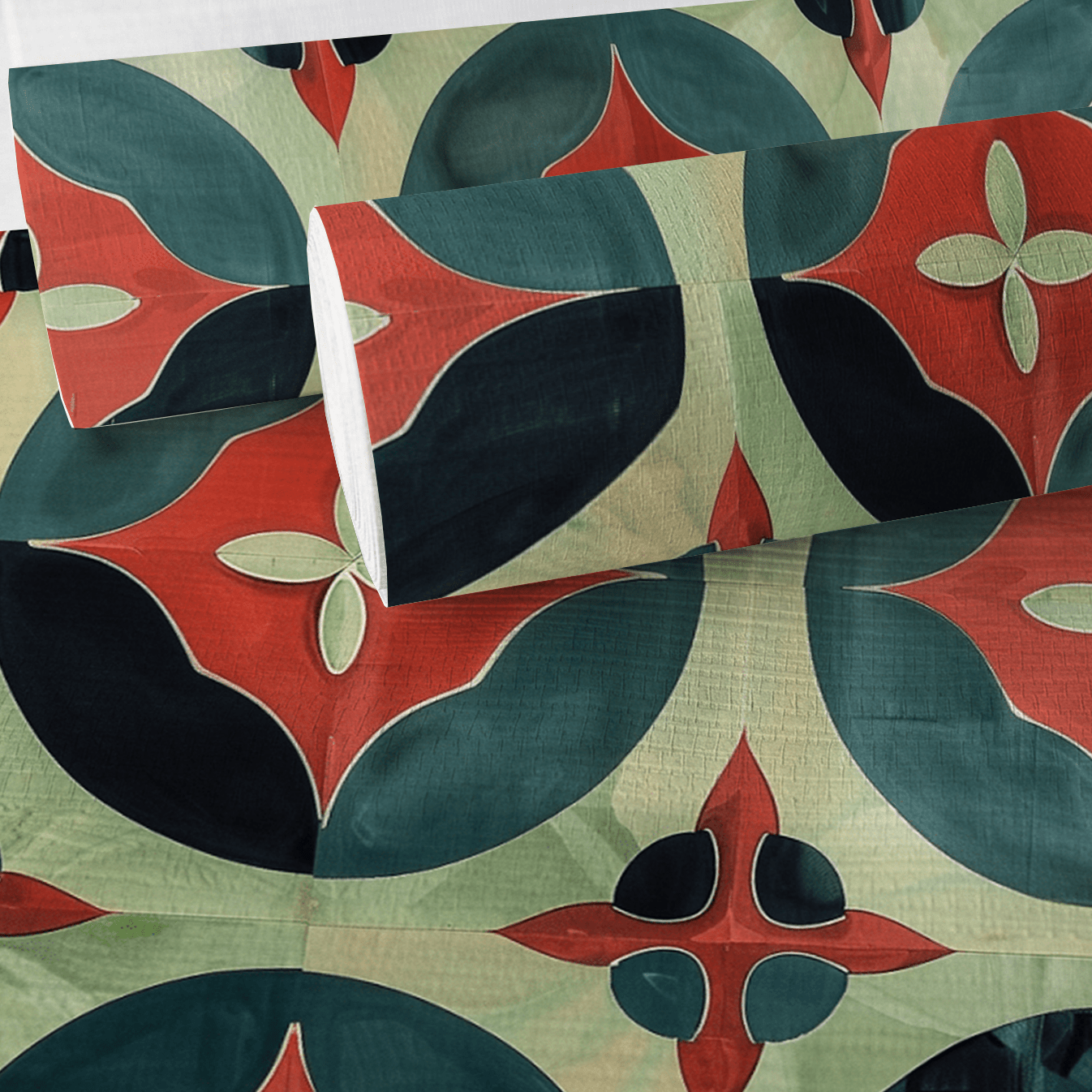 Isabella Fleur-de-Lis Watercolor Faux Grasscloth Wallpaper - Lemon Park