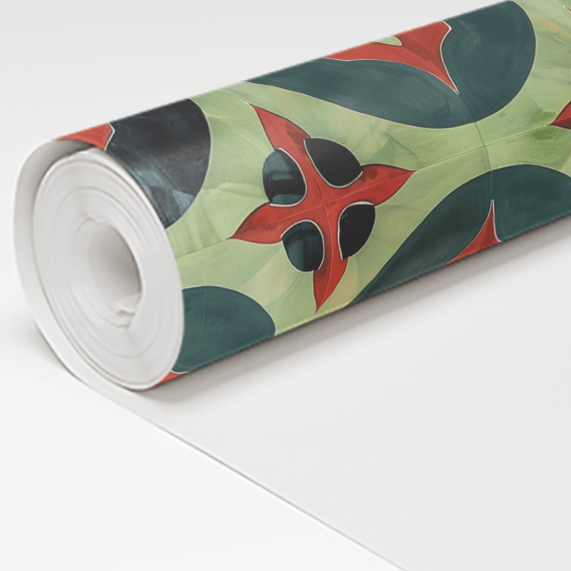 Isabella Fleur - de - Lis Watercolor Wallpaper - Lemon Park