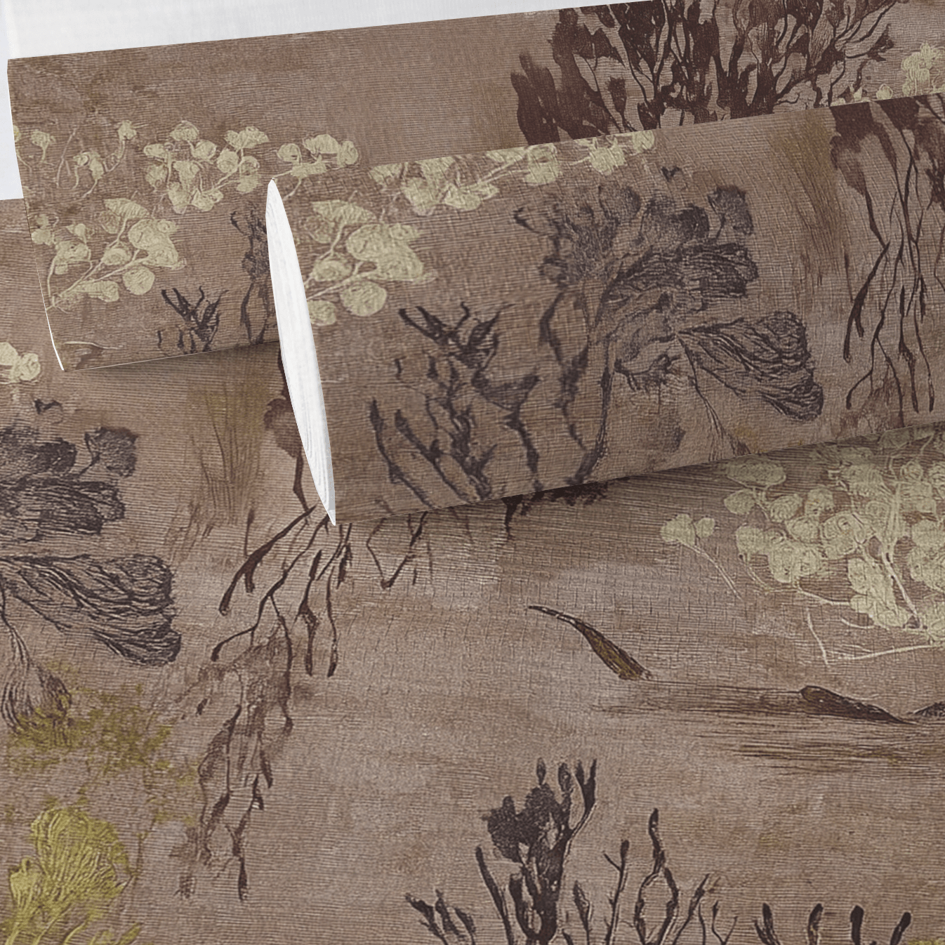 Isadora Faux Grasscloth Wallpaper - Lemon Park