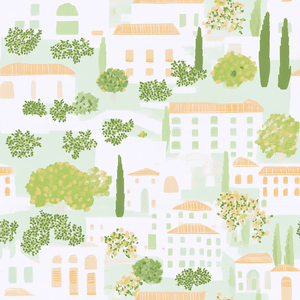 Italian Village Wallpaper - Lemon Park