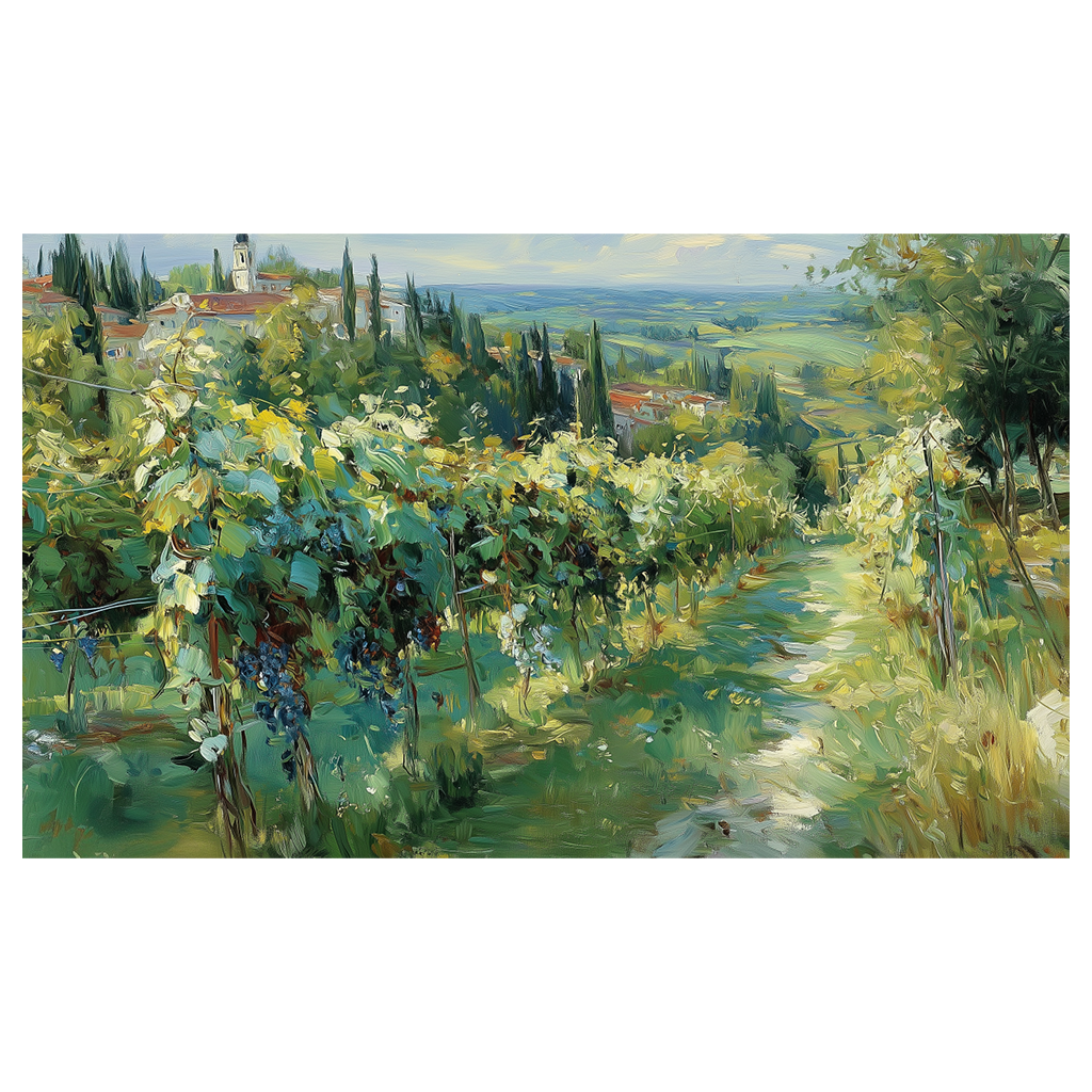 Italian Vineyard - Tapestry - Lemon Park