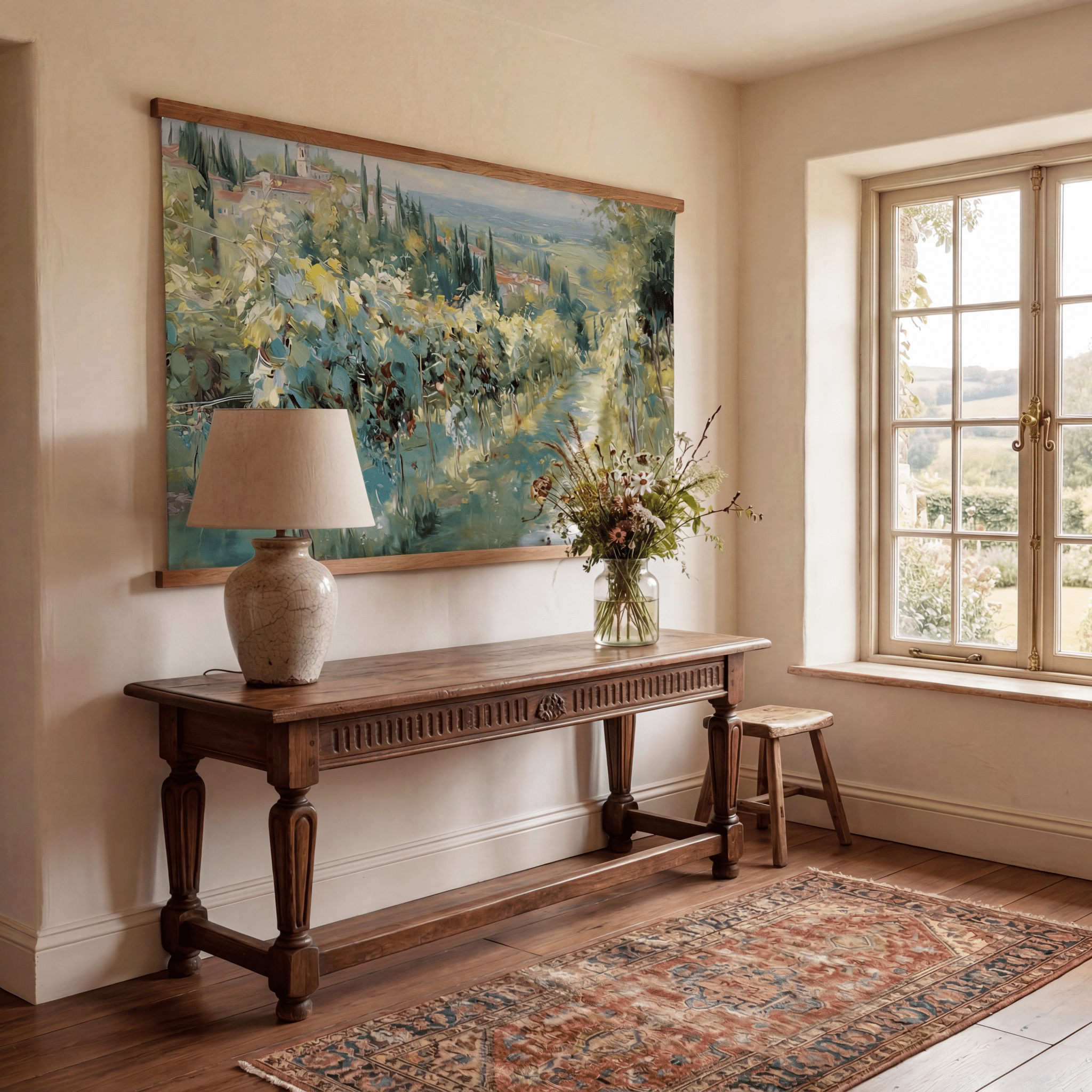 Italian Vineyard - Tapestry - Lemon Park