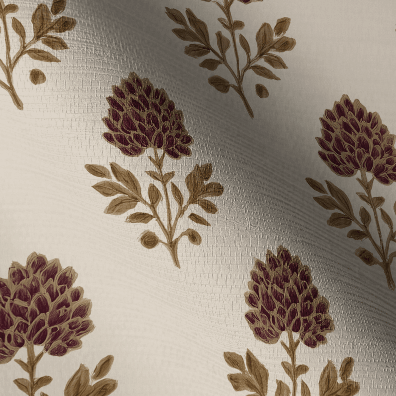 Ivy Blooms Faux Grasscloth Wallpaper - Lemon Park