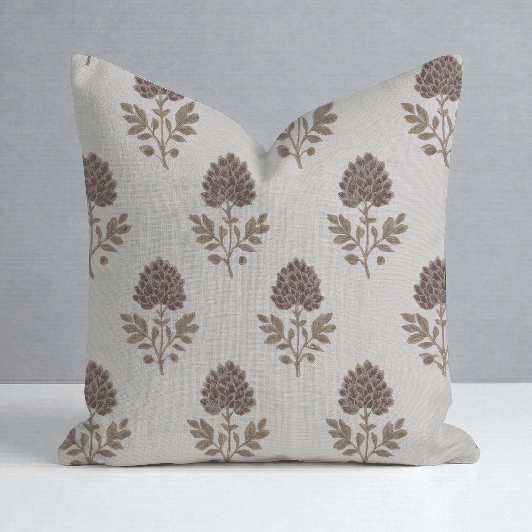 Ivy Blooms Throw Pillow - Lemon Park