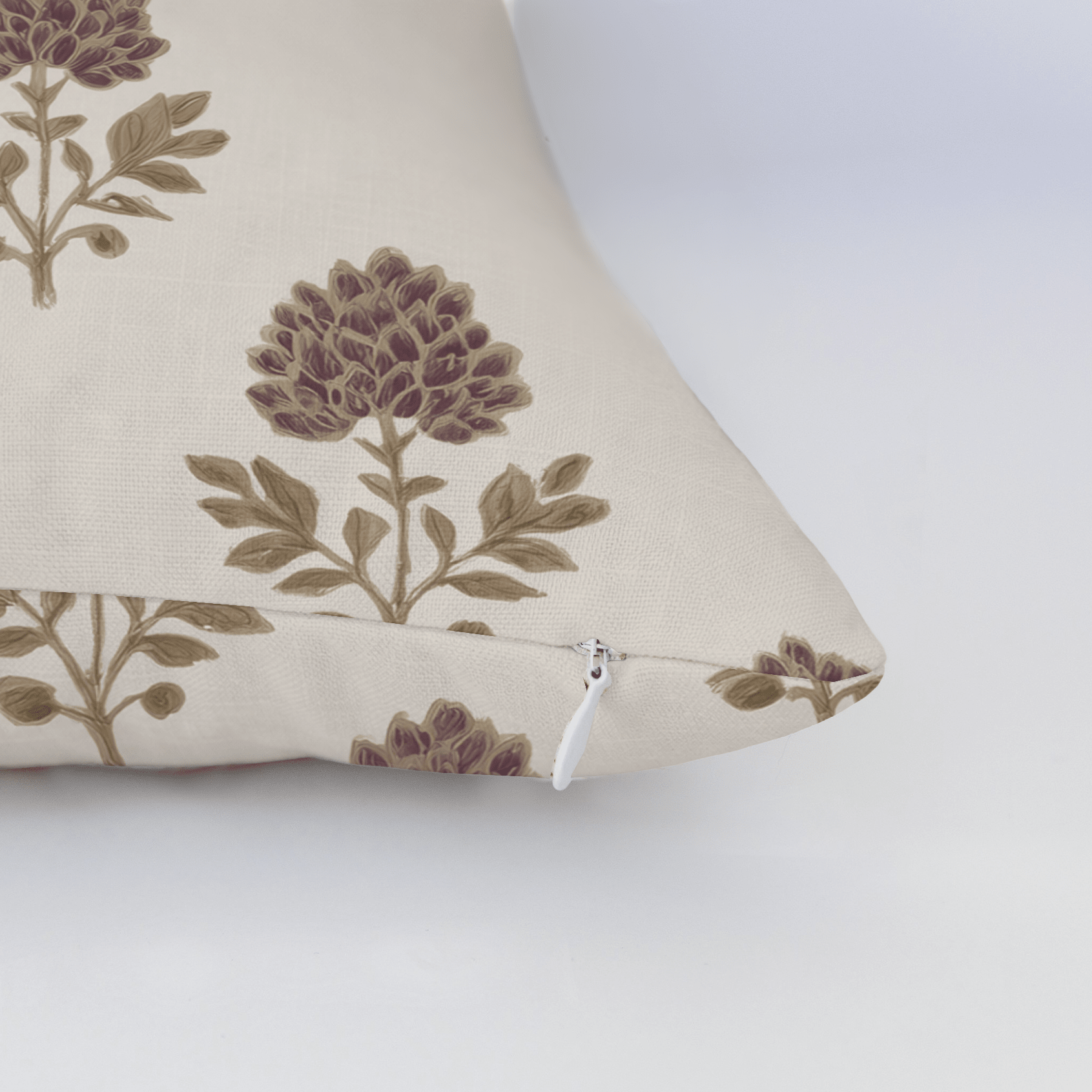 Ivy Blooms Throw Pillow - Lemon Park
