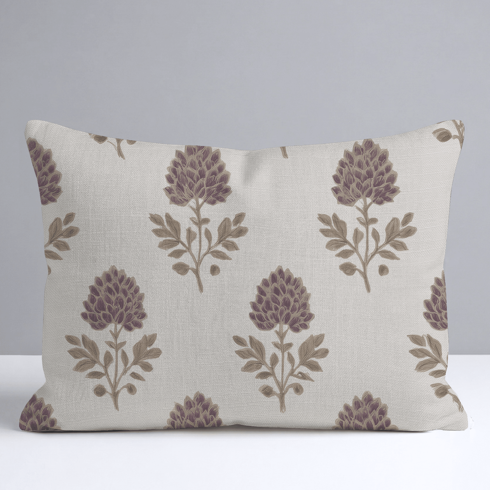 Ivy Blooms Throw Pillow - Lemon Park