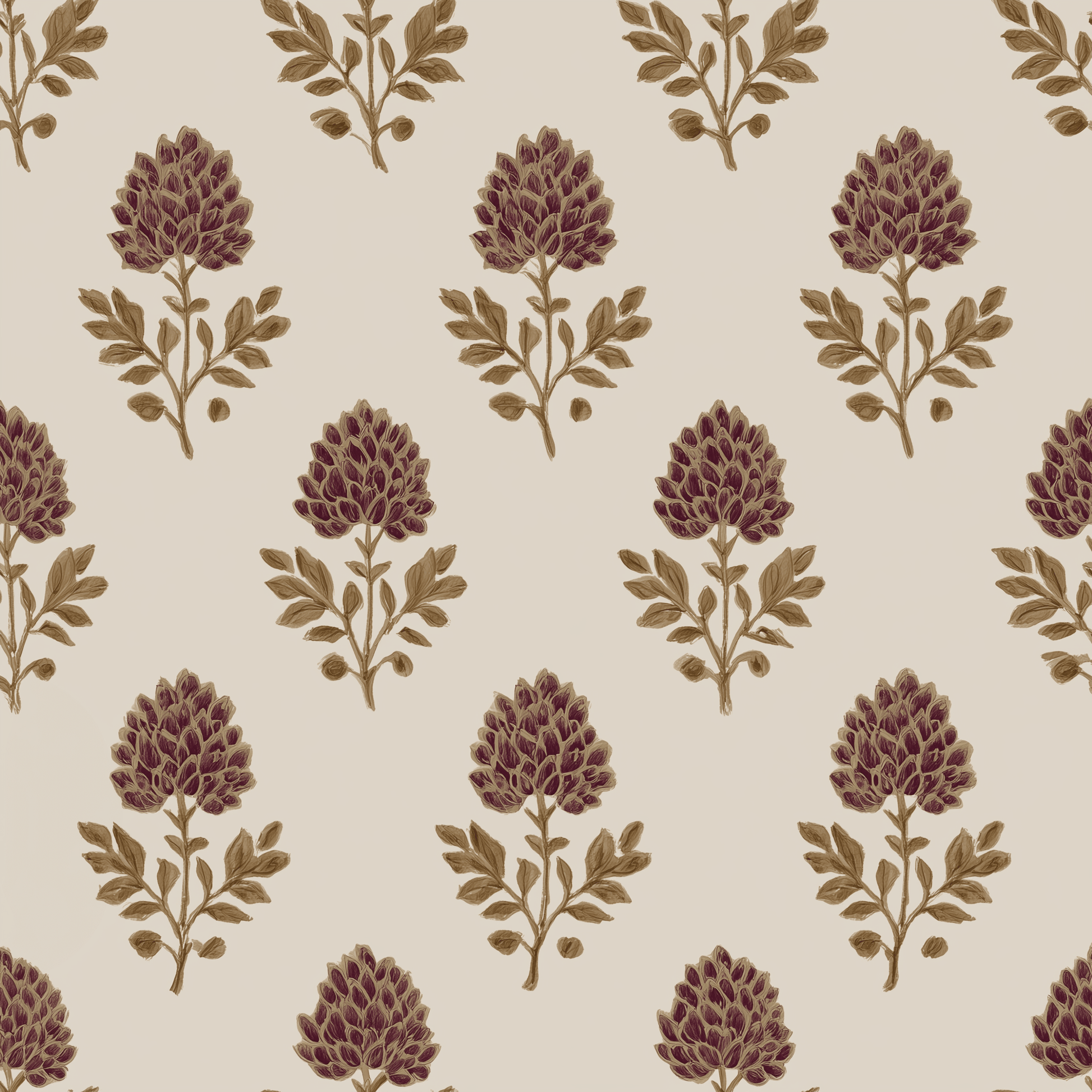 Ivy Blooms Wallpaper - Lemon Park