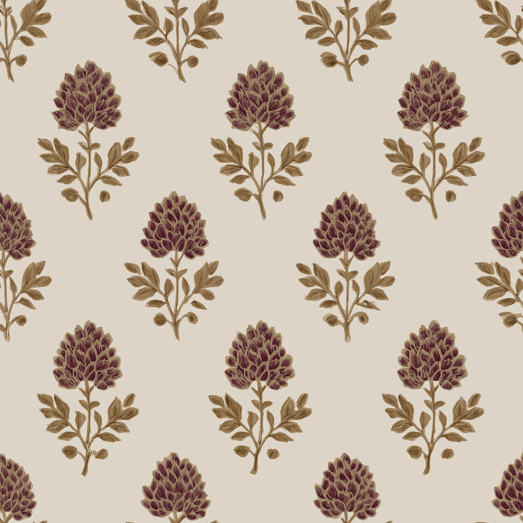 Ivy Blooms Wallpaper - Lemon Park