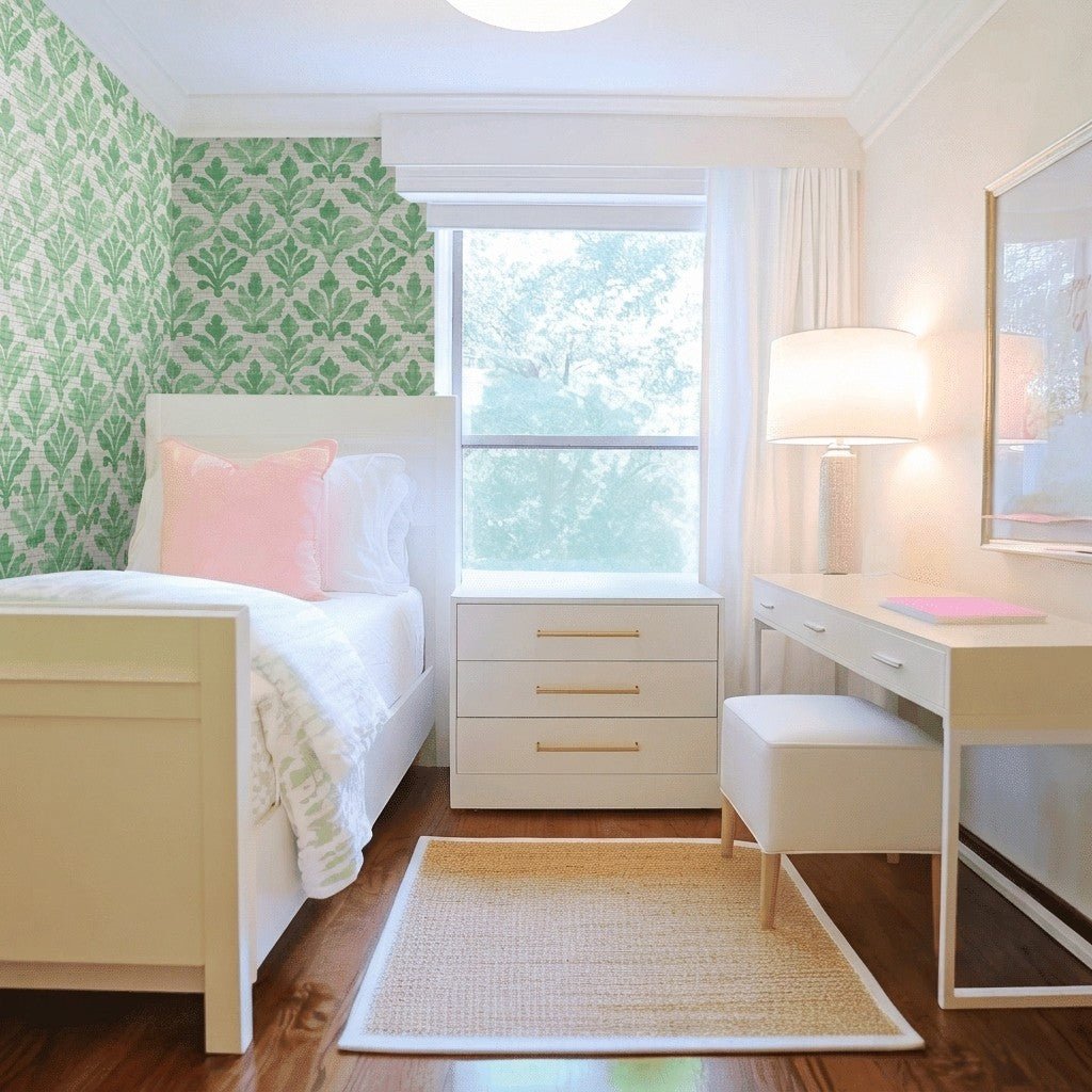 Jackie Faux Grasscloth Wallpaper - Lemon Park