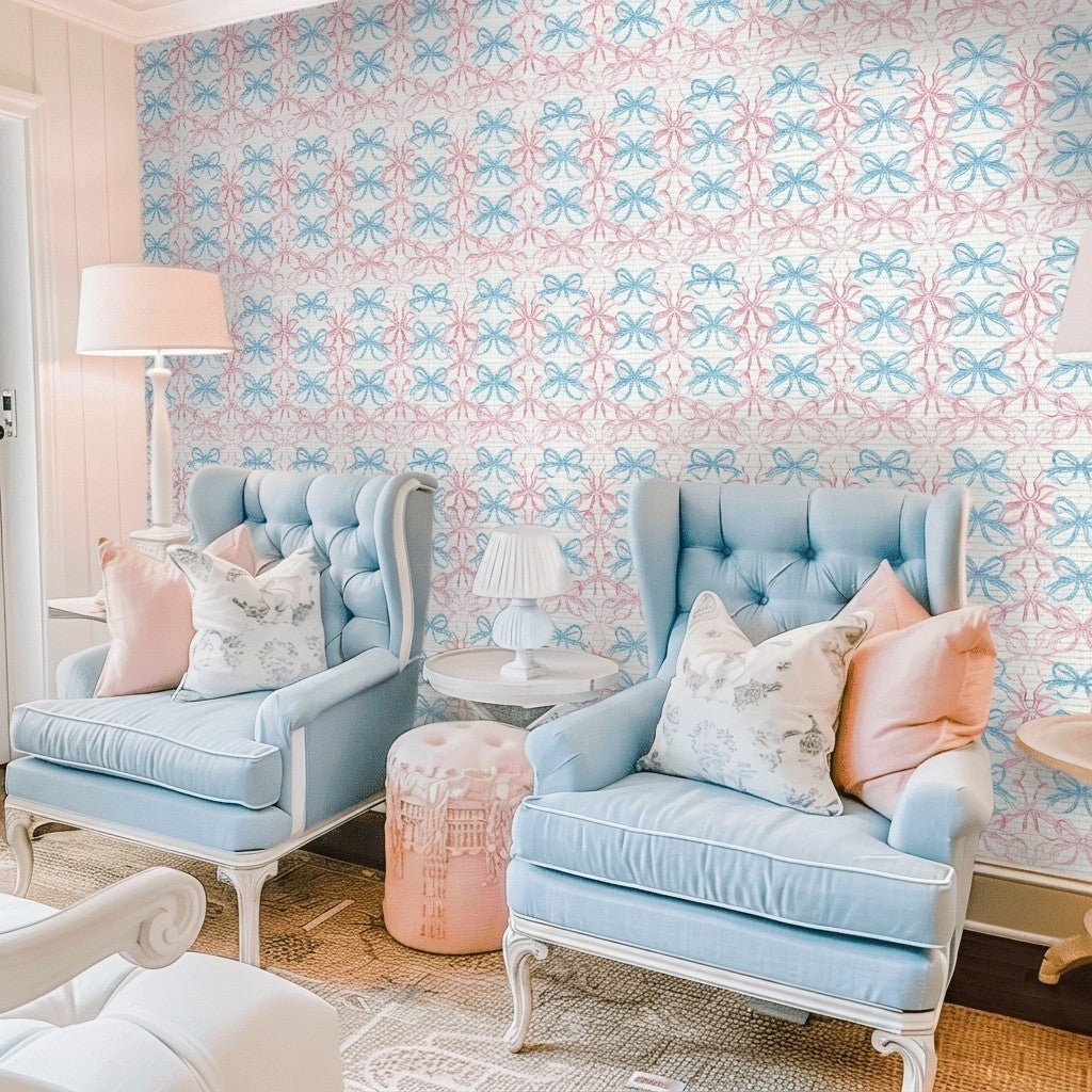 Jane Faux Grasscloth Wallpaper - Lemon Park