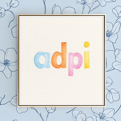 ADPI Lowercase - Art Print