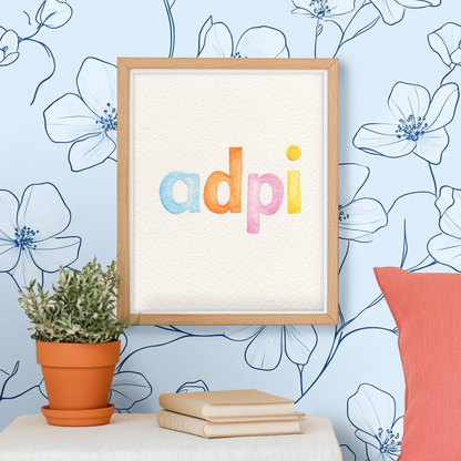 ADPI Lowercase - Art Print