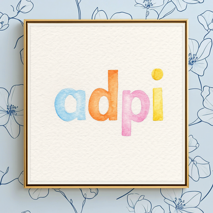 ADPI Lowercase - Art Print