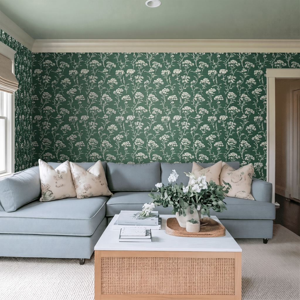 Katie Jay Faux Grasscloth Wallpaper