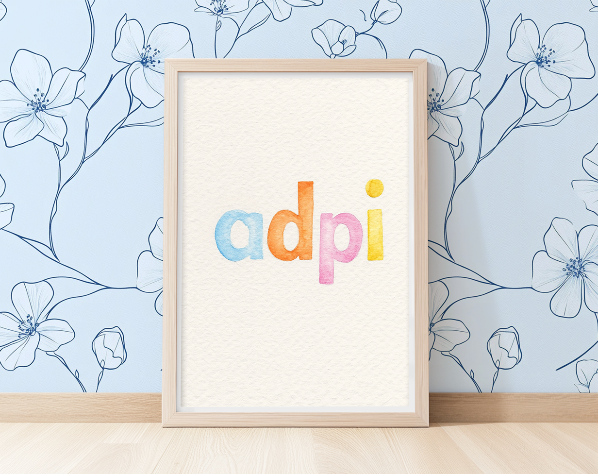 ADPI Lowercase - Art Print