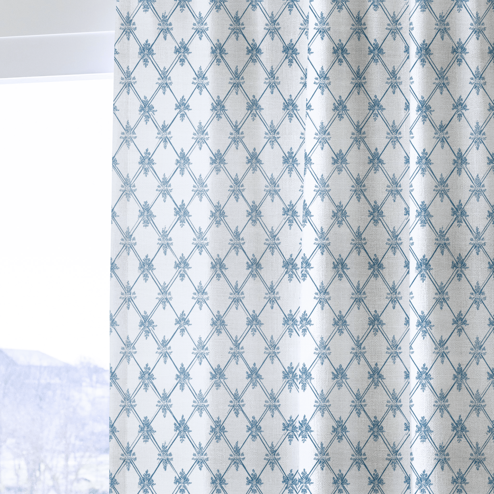 Jesse Diamond Toile - Drapery - Lemon Park