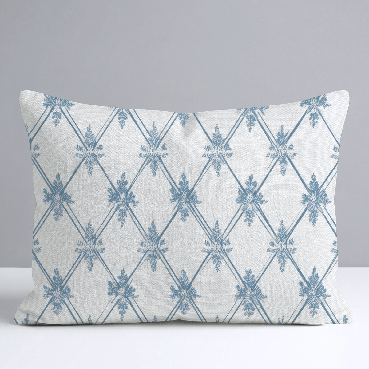 Jesse Diamond Toile Throw Pillow - Lemon Park