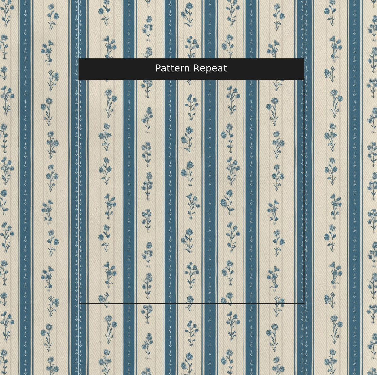 Jesse Floral Stripes - Fabric - Lemon Park