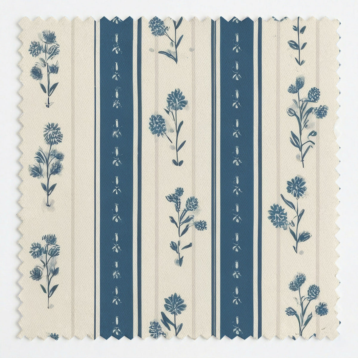 Jesse Floral Stripes - Fabric - Lemon Park