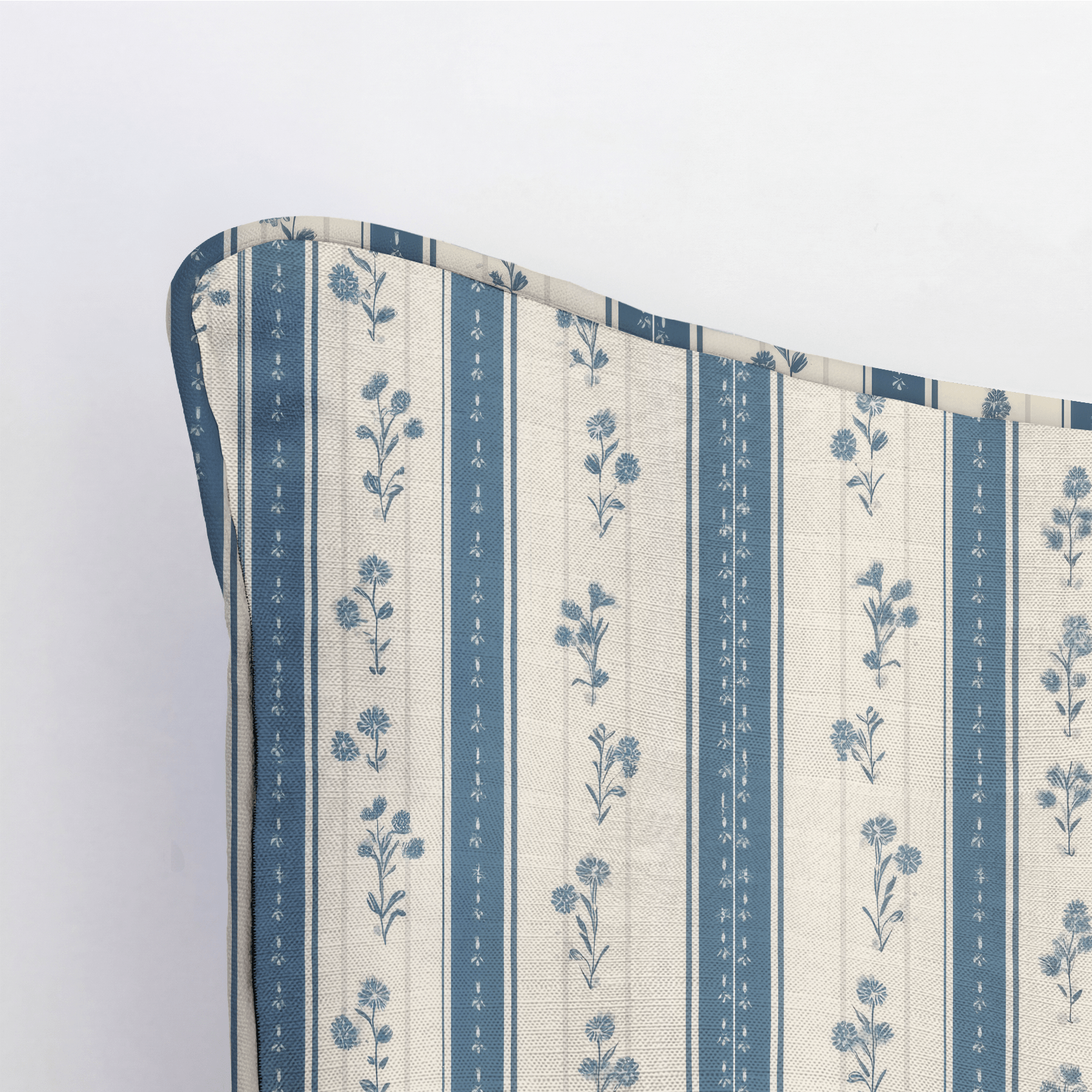 Jesse Floral Stripes Throw Pillow - Lemon Park