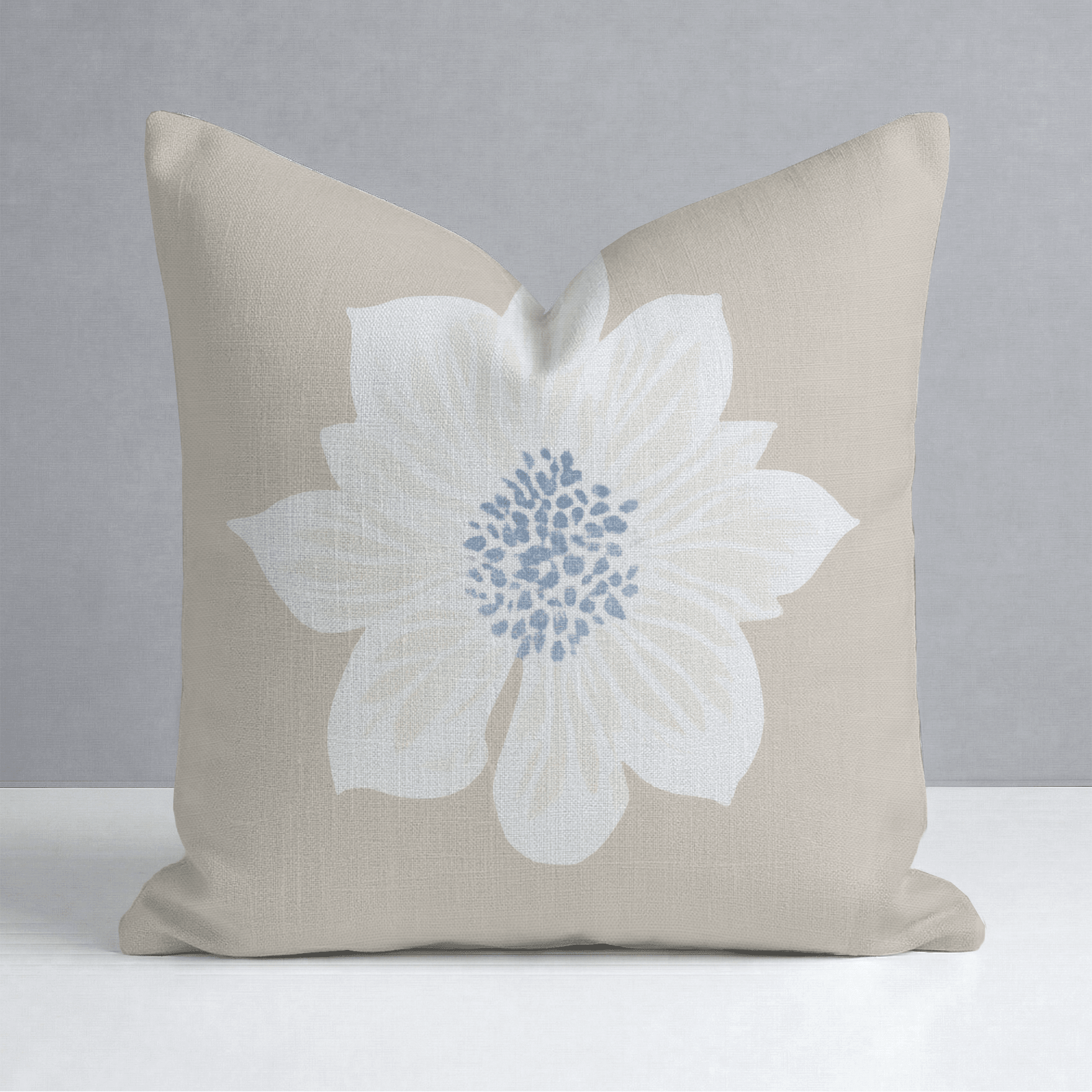 Jesse Flower Throw Pillow - Lemon Park