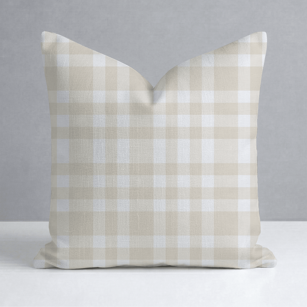 Jesse Gingham Throw Pillow - Lemon Park