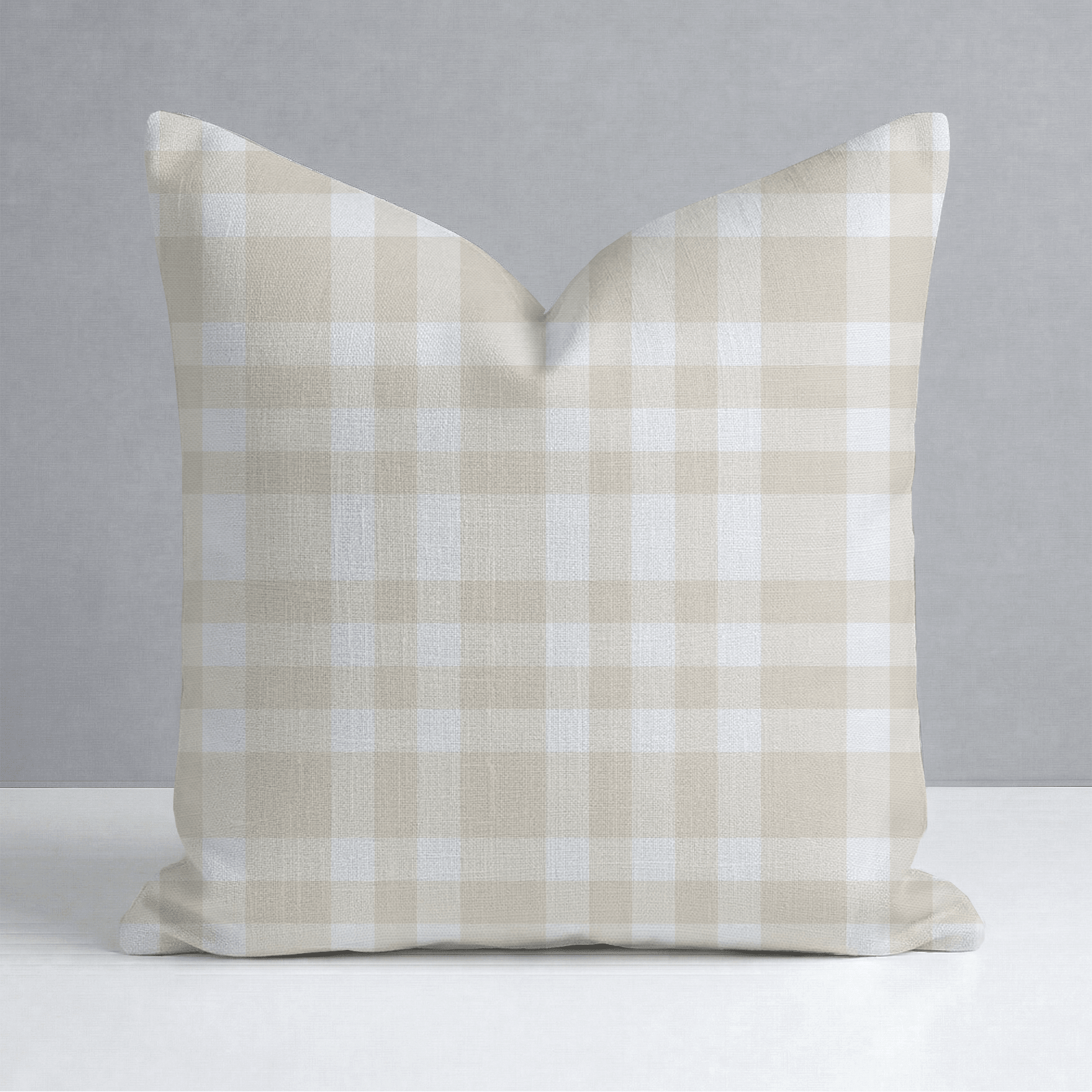Jesse Gingham Throw Pillow - Lemon Park