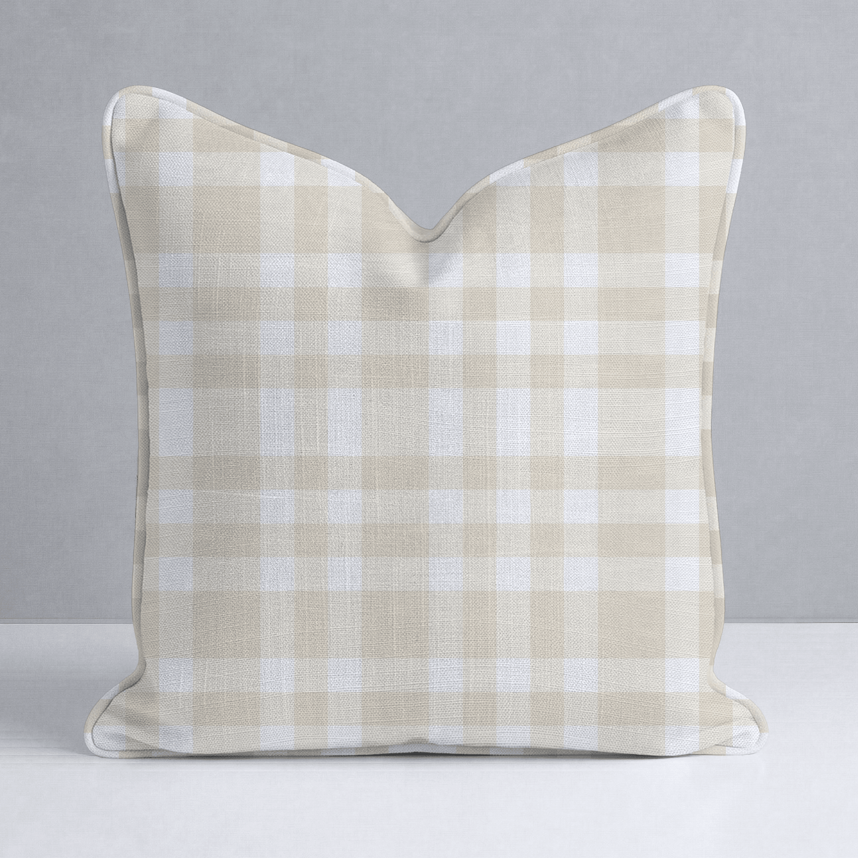 Jesse Gingham Throw Pillow - Lemon Park