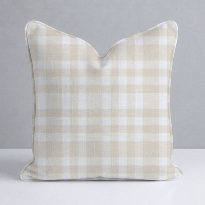 Jesse Gingham Throw Pillow - Lemon Park